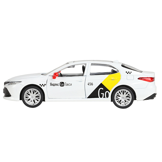 Яндекс Go Машинка металлическая 1:43 Toyota Camry, белый, инерция, откр. двери, 17,5*12,5*6,5 см в Джамбо Тойз #9
