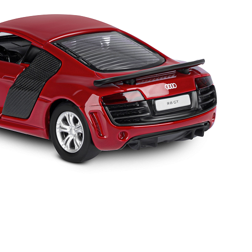 ТМ "Автопанорама" Машинка металлическая 1:43 Audi R8 GT, красный, откр. двери, инерция, в/к 16*7,5*5 см в Джамбо Тойз #3