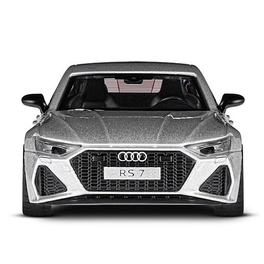 ТМ "Автопанорама" Машинка металл.1:35 Audi RS7 Sportback, серый, откр. двери и капот, свет, звук, инерция в/к 18*9*13,5 см в Джамбо Тойз #11