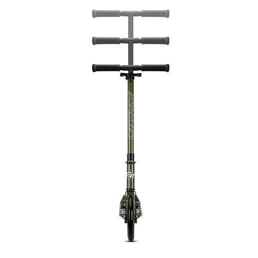 Двухколесный самокат CITYRIDE 200MM PU; алюминий/сталь порошковое покрытие. Дека 53*11СМ, руль  82-92СМ. Складной.  Без амортизатора. Подшипники Abec-9, Грипсы резина 120мм. в Джамбо Тойз #5