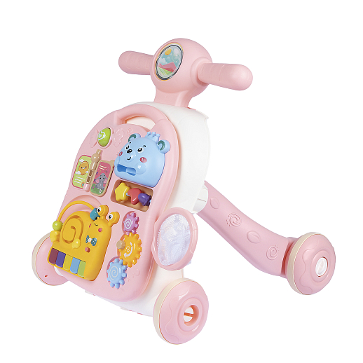 Ходунки, игровой центр, свет, звук, цвет розовый, в/к 36,5х21х45,5 см в Джамбо Тойз #10
