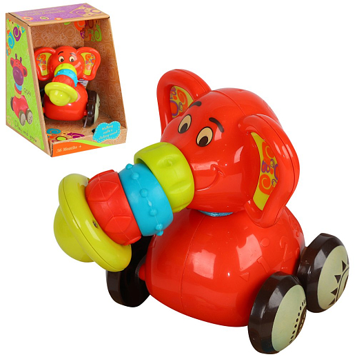 Развивающая игрушка "Слоник", цвет оранжевый, в/к 12,3*12,3*16,5 см в Джамбо Тойз