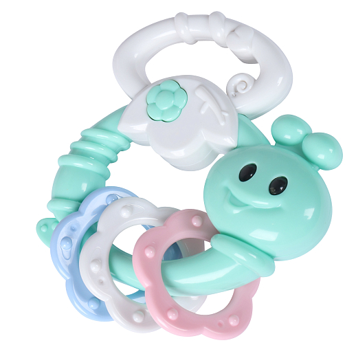 ТМ "Smart Baby" Развивающая игрушка "Улитка" Зелено-белая, на блистере 19х14х2,5 см в Джамбо Тойз #4