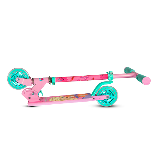 2хкол. самокат CITYRIDE HW 120, ал. 50/50% , t-bar алюм, дека сталь, грипсы 95мм TPR, колеса PVC со светом  120/120 мм в Джамбо Тойз #7