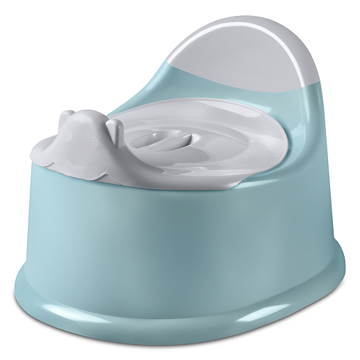 ТМ "Smart Baby" Горшок детский № 2  голубой  28,5х23,5х19,5 см в Джамбо Тойз