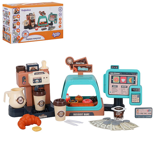 Игровой набор Amore Bello "Кафе", свет.звук.эфф., вода, в/к 32*20*13,5 см в Джамбо Тойз