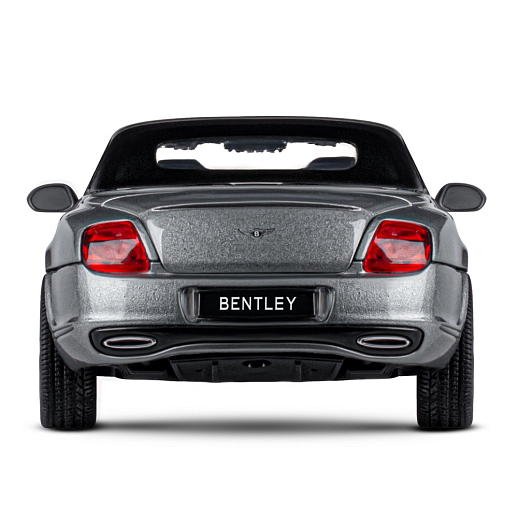ТМ "Автопанорама" Машинка металлическая 1:24 Bentley Continental Supersports ISR, серый металлик, откр. двери, капот и багажник, свет, звук, свободный ход колес, в/к 24,5*12,5*10,5 см в Джамбо Тойз #13