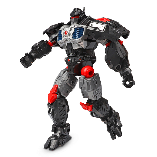 Робот-трансформер с оружием, трансформация в гориллу, цвет темно-серебристый, в/к 20*9*26см в Джамбо Тойз #4