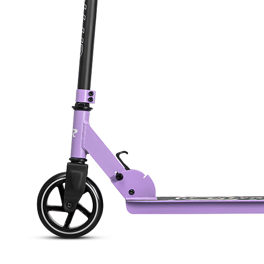 Двухколесный самокат CITYRIDE 145MM PU; алюминий/сталь порошковое покрытие; заниженная дека 52*10,5СМ, без амортизатора; руль 79-89СМ. Тормоз - сталь, подшипники: Abec-9, грипсы резина 100мм. в Джамбо Тойз #2