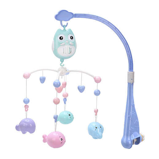 ТМ "Smart Baby" Мобиль 100 мелодий голубой  в/к 41х30х7,5см в Джамбо Тойз #3