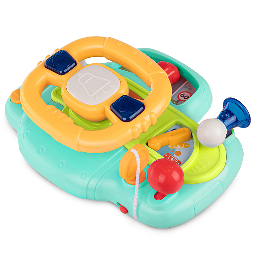 ТМ "Smart Baby" Руль музыкальный, мелодии Шаинского, свет, звук, русский язык, в/к 23,5х10х18 см в Джамбо Тойз #6