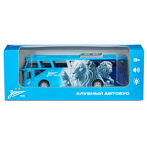 Металлический автобус ФК Зенит, 25*9*7 см, в/к в Джамбо Тойз #8