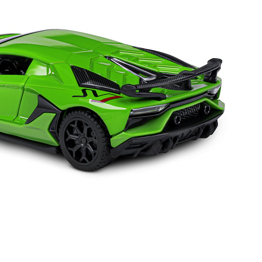 ТМ "Автопанорама" Машинка металл. 1:43 Lamborghini Aventador SVJ, зеленый, инерция, откр. двери, в/к 17,5*12,5*6,5 см в Джамбо Тойз #14