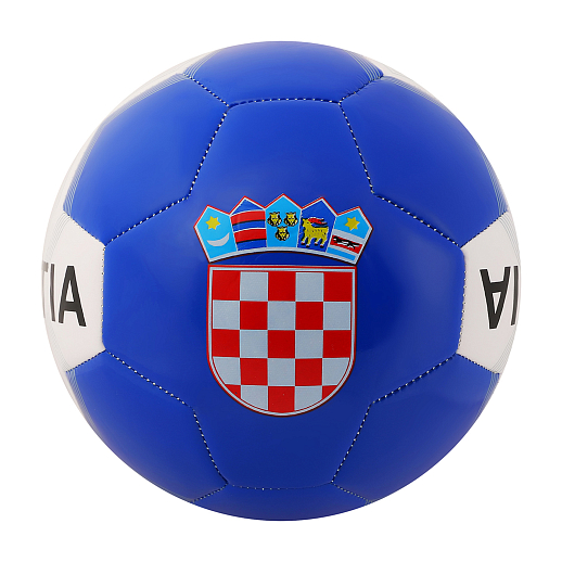 Мяч футбольный "Хорватия", 3-слойный, сшитые панели,  ПВХ, 280г, размер 5, диаметр 22см в Джамбо Тойз #2