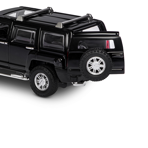 ТМ "Автопанорама" Машинка металлическая 1:32 Hummer H3, черный, свет, звук, откр. двери и багажник, инерция, в/к 17,5*13,5*9 см в Джамбо Тойз #16