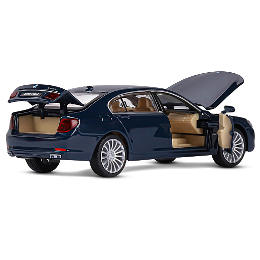 ТМ "Автопанорама" Машинка металл. 1:34 BMW 760LI, синий, инерция, свет, звук, откр. двери, свет, звук, в/к 17,5*13,5*9 см в Джамбо Тойз #14