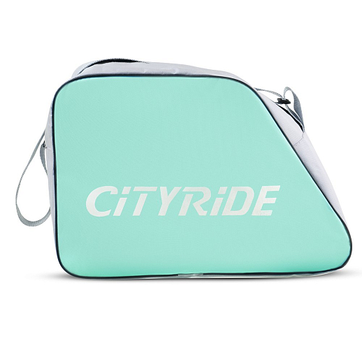 Набор роликов-квадов CITYRIDE, шлем, комплект защиты, сумка, колёса PU, пластиковый мысок, подшипники ABEC7, зелёный-розовый, в/к 5сл гофорокартон в Джамбо Тойз #16