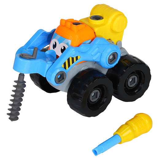 Развивающая игрушка для малышей "Строительная машинка", в/к 20*13,5*16,5 см в Джамбо Тойз #2