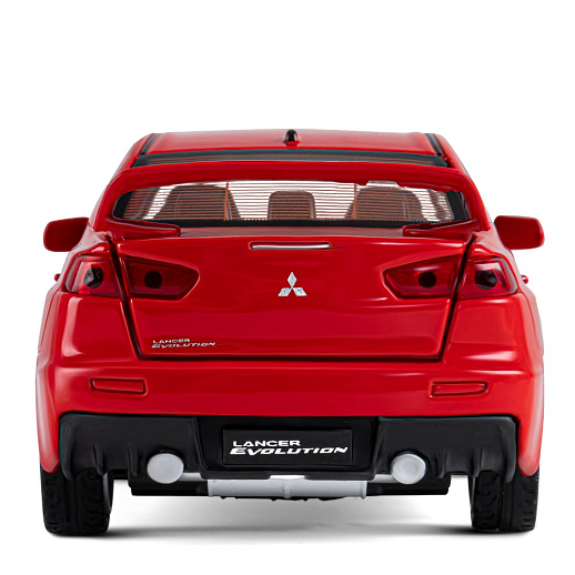 ТМ "Автопанорама" Машинка металлическая 1:32 Mitsubishi  Lancer Evolution, красный, откр. двери, капот и багажник, свет, звук, инерция,  в/к 17,5*12,5*6,5 см в Джамбо Тойз #10