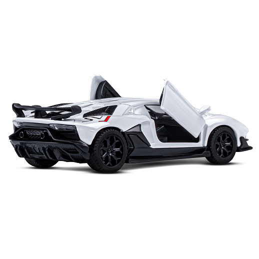 ТМ "Автопанорама" Машинка металл. 1:43 Lamborghini Aventador SVJ, белый, инерция, откр. двери, в/к 17,5*12,5*6,5 см в Джамбо Тойз #13