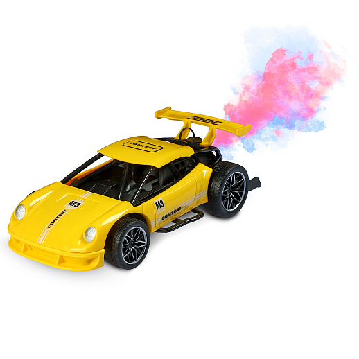 AUTODRIVE_Р/у гоночная машина с паром, М1:22, цвет желтый, в/к 21*10,5*7,5см в Джамбо Тойз #9