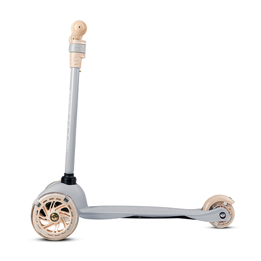 Самокат трехколесный CityRide, пакет, Дека: PP+нейлон, колеса PU 120/76 свет, руль  металл телеск., цвет серый в Джамбо Тойз #2