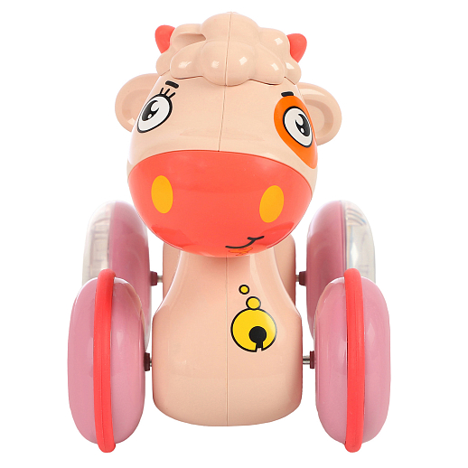 Развивающая игрушка "Бычок", цвет розовый,  в/к 16х10х18 см в Джамбо Тойз #5