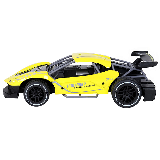 AUTODRIVE Р/У Суперскоростная металлическая машинка (до 15 км/ч+), М1:16, 2.4GHz, 4 канала, цвет желтый, в/к 26*13,5*14см в Джамбо Тойз #4