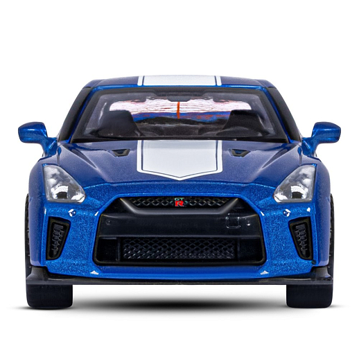 ТМ "Автопанорама" Машинка металлическая 1:32 Nissan GT-R (R35), синий, откр. двери, свет, звук, инерция в/к 18*13,5*9 см в Джамбо Тойз #11