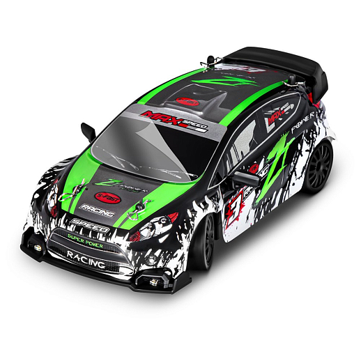 Р/У Машина для дрифта,1:24,2.4GHz,4WD,свет,с аккум, цвет зел./черн./красн., в/к 28*8*22,5см в Джамбо Тойз #11
