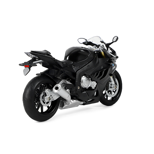 ТМ "Автопанорама" Мотоцикл металл. 1:12 BMW S1000R, черн., свободный ход колес, в/к 22,6*12,7*7,2 см в Джамбо Тойз #3