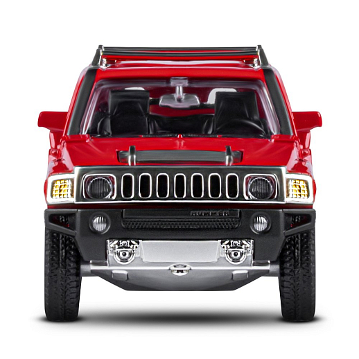ТМ "Автопанорама" Машинка металлическая 1:32 Hummer H3, красный, свет, звук, откр. двери и багажник, инерция, в/к 18*13,5*9 см в Джамбо Тойз #12