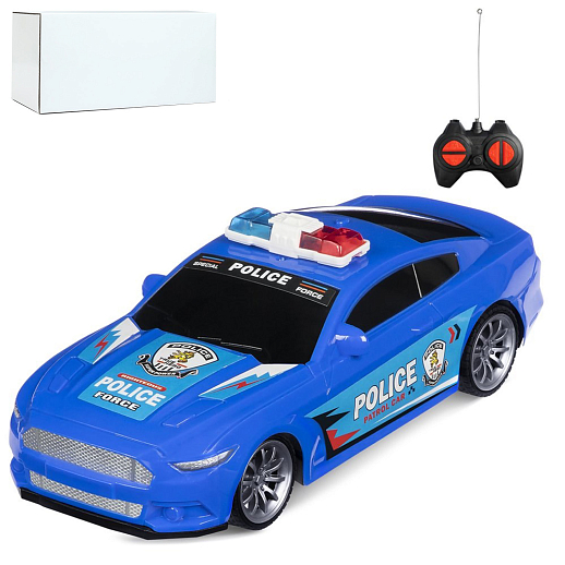 AUTODRIVE Р/У Машинка, 4 канала, цвет синий, в/к 24*9,5*7,5см в Джамбо Тойз