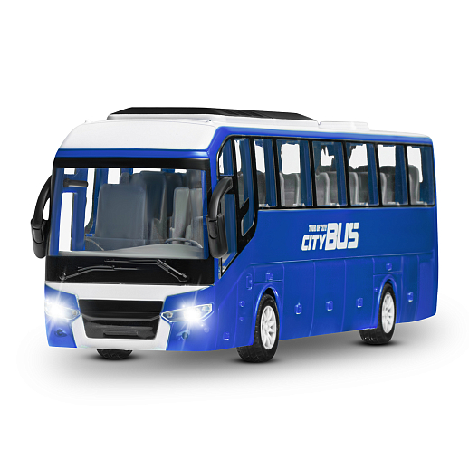 Р/У автобус,  с аккум., цвет синий, в/к 36*14,5*10см в Джамбо Тойз #12