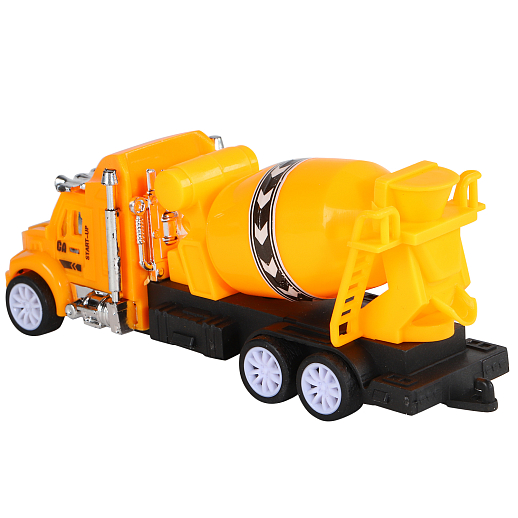 AUTODRIVE Машина "Бетономешалка" 12,5см инерционная, в/п 18,2*4*15,5см, , в Джамбо Тойз #4