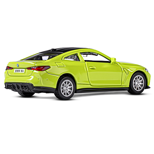 ТМ "Автопанорама" Машинка металлическая 1:42 BMW M4 (G82), желтый, инерция, откр. двери, в/к 17,5*12,5*6,5 см в Джамбо Тойз #9