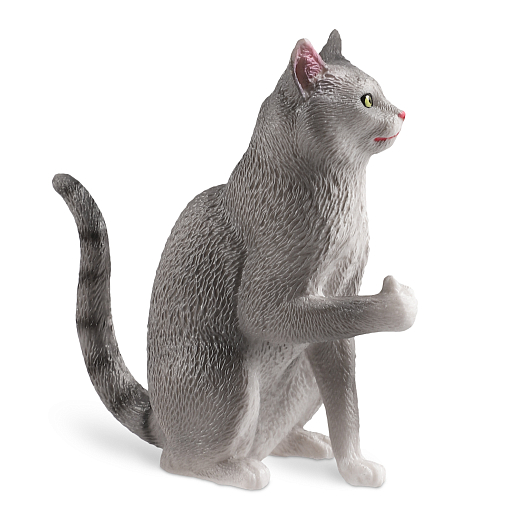 ТМ "DARWIN, Коллекционная фигурка кот "С протянутой лапой" Серый в/п, 9,7*3,5*8,2 см в Джамбо Тойз