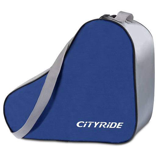 "CITY-RIDE" Комплект (ролики, защита, шлем, сумка), передне колесо со светом, колеса PU, подшипник ABEC 7, цвет синий в н/сумке, в/к в Джамбо Тойз #11