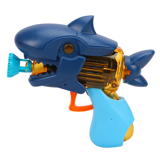 Пистолет с мыльными пузырями "Акула" синий, на блистере 20,8*18,5*5 см в Джамбо Тойз #5