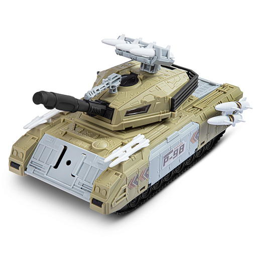 Боевая машина-гараж с транспортом, 2 машинки в комплекте, откидываются борта и люки, в/к 28,7*12,9*14,7 см в Джамбо Тойз #7