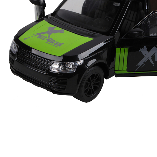 Машинка на радиоуправлении AUTODRIVE, 4WD, 1:16, 5 каналов, открываются двери, свет, зар. устр., зеленый, в/к 39*17*15, , в Джамбо Тойз #7