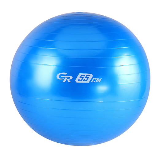 Мяч гимнастический, 55 см ТМ "CR", 600г, синий, в сумке в Джамбо Тойз