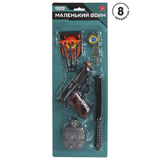 ТМ "КОМПАНИЯ ДРУЗЕЙ", Серия "Маленький воин", Набор  "Полиция", 48,5*17*2,5 см в Джамбо Тойз