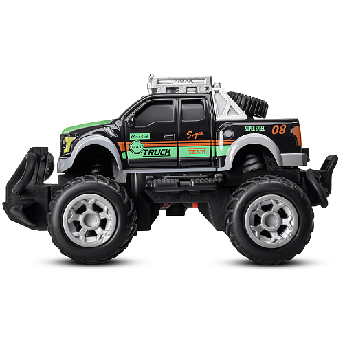 Р/У внедорожник 14см, 4 канала, подсветка днища, цвет черный с зелен.принтом, в/к 10,7*9,5*26см в Джамбо Тойз #6