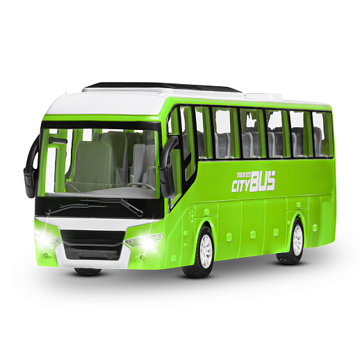 Р/У автобус,  с аккум., цвет зеленый, в/к 37,5*13,5*13,5см в Джамбо Тойз #2