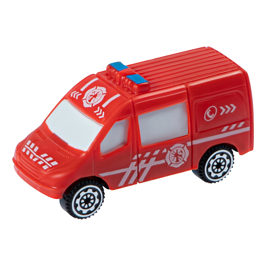 Парковка "Пожарная" с лифтом, свет, звук, ручной механизм лифта, в компл. машинки, вертолет, на бат., в/к 45*6,5*31см в Джамбо Тойз #12