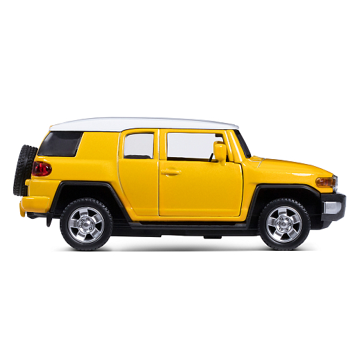 ТМ "Автопанорама" Машинка металлическая 1:43 Toyota FJ Cruiser, желтый, откр. двери, инерция, в/к 17,5*12,5*6,5 см в Джамбо Тойз #9