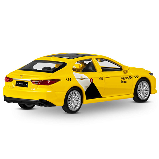 Яндекс Go Машинка металлическая 1:43 Toyota Camry, желтый, инерция, откр. двери, 17,5*12,5*6,5 см в Джамбо Тойз #5