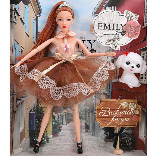 Кукла "Принцесса" с шарнирными руками и ногами, в комплекте домашний питомец, аксессуары, в/к 28х6,5х36 см в Джамбо Тойз #2