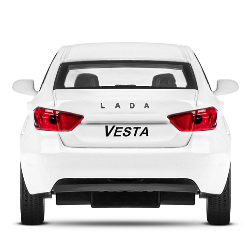ТМ "Автопанорама" Машинка металлическая 1:43, LADA VESTA белая, откр. 2 двери., инерция в Джамбо Тойз #10